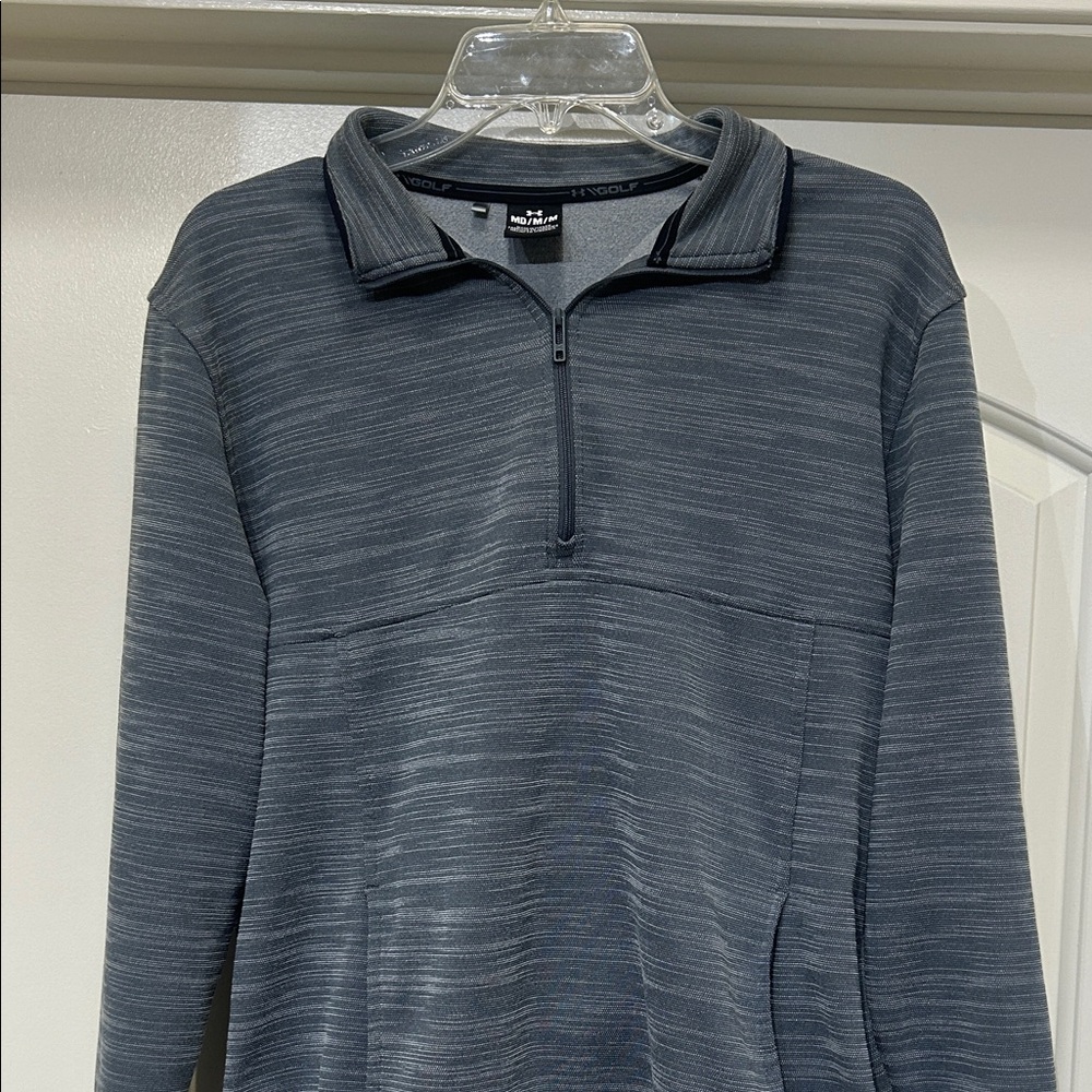 Under Armour Men's Dark Heather Gray‎ Quarter-Zip Pullover